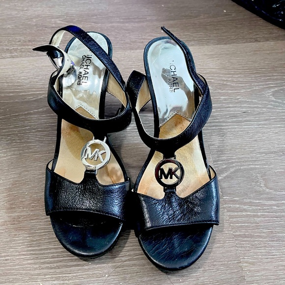 MICHAEL Michael Kors Shoes - Black Michael Kors Heels (size 7.5)